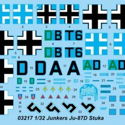03217 | Trumpeter 1/32 Junkers Ju-87D Stuka Bomber Scaled Plastic Model Kit -Outlet Crafted Scale Store TRU 03217 08 1200x800 1