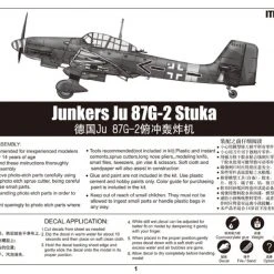 03218 | Trumpeter 1/32 Junkers Ju-87G-2 Stuka Bomber Scaled Plastic Model Kit -Outlet Crafted Scale Store TRU 03218 58 1200x800 1