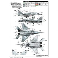 03225 | Trumpeter 1/32 Russian MIG-29SMT Fulcrum Fighter Jet Scaled Plastic Model Kit -Outlet Crafted Scale Store TRU 03225 06 1200x800 1