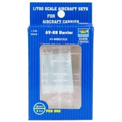 03459 | Trumpeter 1/700 AV-8B Harrier Aircraft Sets (12Pcs) For Aircraft Carrier Scaled Plastic Model Kit