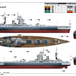 03708 | Trumpeter 1/200 HMS Nelson 1944 Battleship Plastic Model Kit -Outlet Crafted Scale Store TRU 03708 54 1200x800 1
