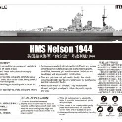 03708 | Trumpeter 1/200 HMS Nelson 1944 Battleship Plastic Model Kit -Outlet Crafted Scale Store TRU 03708 55 1200x800 1