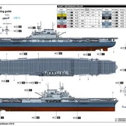 03711 | Trumpeter 1/200 USS York CV-5 Aircraft Carrier Plastic Model Kit -Outlet Crafted Scale Store TRU 03711 04 1200x800 1