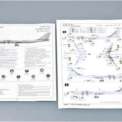 03904 | Trumpeter 1/144 TU-95MS Bear-H Bomber Scaled Plastic Model Kit -Outlet Crafted Scale Store TRU 03904 52 1200x800 1