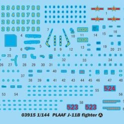 03915 | Trumpeter 1/144 PLAAF J-11B Fighter Jet Scaled Plastic Model Kit -Outlet Crafted Scale Store TRU 03915 58 1200x800 1