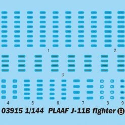 03915 | Trumpeter 1/144 PLAAF J-11B Fighter Jet Scaled Plastic Model Kit -Outlet Crafted Scale Store TRU 03915 59 1200x800 1