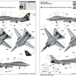03919 | Trumpeter 1/144 F-14D Tomcat Fighter Jet Scaled Plastic Model Kit -Outlet Crafted Scale Store TRU 03919 59 1200x800 1