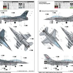 03920 | Trumpeter 1/144 F-16B/D Falcon Block 15/30 Fighter Jet Scaled Plastic Model Kit -Outlet Crafted Scale Store TRU 03920 55 1200x800 1