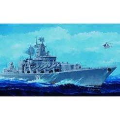 04518 | Trumpeter 1/350 Russian Navy Moskva Cruiser Plastic Model Kit -Outlet Crafted Scale Store TRU 04518 51 1200x800 1