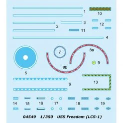 04549 | Trumpeter 1/350 USS Freedom LCS-1 Plastic Model Kit -Outlet Crafted Scale Store TRU 04549 07 1200x800 1