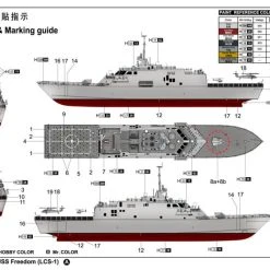 04549 | Trumpeter 1/350 USS Freedom LCS-1 Plastic Model Kit -Outlet Crafted Scale Store TRU 04549 08 1200x800 1