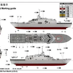 04553 | Trumpeter 1/350 USS Fort Worth LCS-3 Frigate Plastic Model Kit -Outlet Crafted Scale Store TRU 04553 60 1200x800 1
