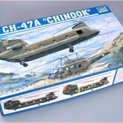 05104 | Trumpeter 1/35 CH-47A Chinook Helicopter Scaled Plastic Model Kit -Outlet Crafted Scale Store TRU 05104 52 1200x800 1