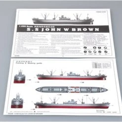 05308 | Trumpeter 1/350 S.S John W Brown Merchant Ship Plastic Model Kit -Outlet Crafted Scale Store TRU 05308 52 1200x800 1