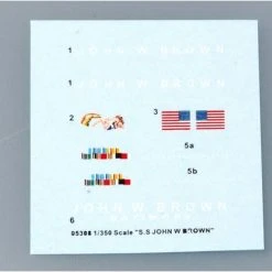 05308 | Trumpeter 1/350 S.S John W Brown Merchant Ship Plastic Model Kit -Outlet Crafted Scale Store TRU 05308 57 1200x800 1