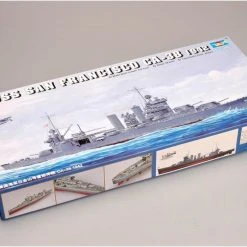 05309 | Trumpeter 1/350 USS San Francisco CA-38 1942 Heavy Cruiser Plastic Model Kit -Outlet Crafted Scale Store TRU 05309 52 1200x800 1