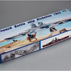 05311 | Trumpeter 1/350 French Richelieu 1943 Battleship Plastic Model Kit -Outlet Crafted Scale Store TRU 05311 52 1200x800 1