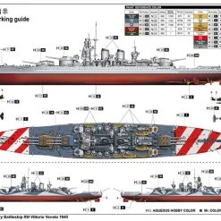 05320 | Trumpeter 1/350 Italian 1940 RN Vittorio Veneto Navy Battleship Scaled Model Kit -Outlet Crafted Scale Store TRU 05320 02 1200x800 1