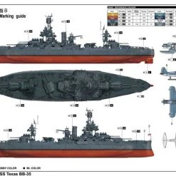 05340 | Trumpeter 1/350 USS Texas BB-35 Battleship Plastic Model Kit -Outlet Crafted Scale Store TRU 05340 52 1200x800 1