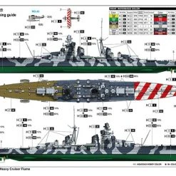 05348 | Trumpeter 1/350 Italian Fiume Heavy Cruiser Plastic Model Kit