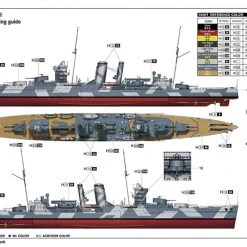 05351 | Trumpeter 1/350 HMS York Heavy Cruiser Plastic Model Kit -Outlet Crafted Scale Store TRU 05351 04 1200x800 1