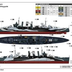 05352 | Trumpeter 1/350 HMS Kent Frigate Plastic Model Kit -Outlet Crafted Scale Store TRU 05352 07 1200x800 1