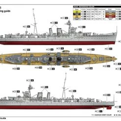 05362 | Trumpeter 1/350 HMS Calcutta Scaled Plastic Model Kit -Outlet Crafted Scale Store TRU 05362 02 1200x800 1