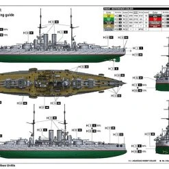 05364 | Trumpeter 1/350 SMS Viribus Unitis Battleship Plastic Model Kit -Outlet Crafted Scale Store TRU 05364 08 1200x800 1