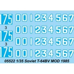 05522 | Trumpeter 1/35 Soviet 1985 T-64BV Tank Scaled Plastic Model Kit -Outlet Crafted Scale Store TRU 05522 54 1200x800 1