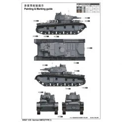 05527 | Trumpeter 1/35 German NBFZ (Type 1) Heavy Tank Scaled Plastic Model Kit -Outlet Crafted Scale Store TRU 05527 11 1200x800 1