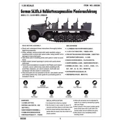 05530 | Trumpeter 1/35 German Sd.Kfz.6 Ausfuhrung Pioneer Half-track Scaled Plastic Model Kit -Outlet Crafted Scale Store TRU 05530 60 1200x800 1