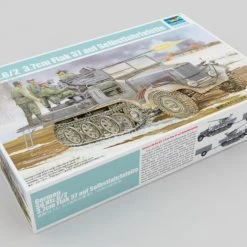 05532 | Trumpeter 1/35 German 3.7cm Flak 37 Auf Selbstfahrlafette (Sd.Kfz.6/2) Self-Propelled Anti-Aircraft Gun Scaled Plastic Model Kit