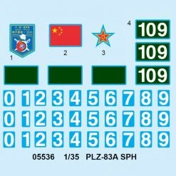 05536 | Trumpeter 1/35 PLZ-83A SPH Self-Propelled Gun Scaled Plastic Model Kit -Outlet Crafted Scale Store TRU 05536 53 1200x800 1