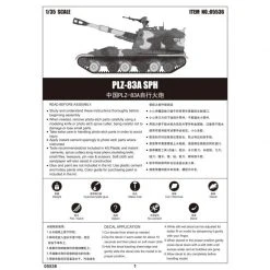 05536 | Trumpeter 1/35 PLZ-83A SPH Self-Propelled Gun Scaled Plastic Model Kit -Outlet Crafted Scale Store TRU 05536 54 1200x800 1