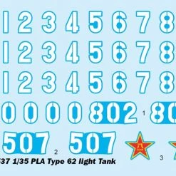 05537 | Trumpeter 1/35 PLA Type 62 Light Tank Scaled Plastic Model Kit -Outlet Crafted Scale Store TRU 05537 55 1200x800 1