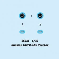 05538 | Trumpeter 1/35 Russian ChTZ S-65 Artillery Tractor Scaled Plastic Model Kit -Outlet Crafted Scale Store TRU 05538 55 1200x800 1