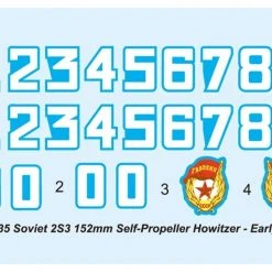 05543 | Trumpeter 1/35 Soviet 2S3 152mm Self-Propelled Gun Scaled Plastic Model Kit -Outlet Crafted Scale Store TRU 05543 53 1200x800 1