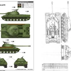 05545 | Trumpeter 1/35 Soviet T-10 Heavy Tank Scaled Plastic Model Kit -Outlet Crafted Scale Store TRU 05545 52 1200x800 1