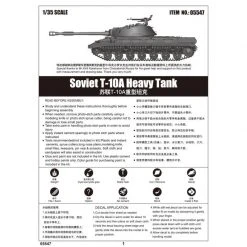 05547 | Trumpeter 1/35 Soviet T-10A Heavy Tank Scaled Plastic Model Kit -Outlet Crafted Scale Store TRU 05547 59 1200x800 1