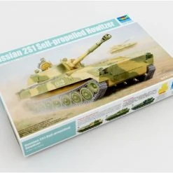 05571 | Trumpeter 1/35 Russian 2S1 Self-Propelled Gun Scaled Plastic Model Kit -Outlet Crafted Scale Store TRU 05571 52 1200x800 1