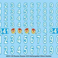 05574 | Trumpeter 1/35 Russian 2S19 152mm Self-Propelled Gun Scaled Plastic Model Kit -Outlet Crafted Scale Store TRU 05574 53 1200x800 1