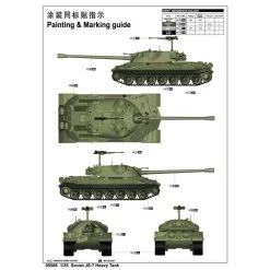 05586 | Trumpeter 1/35 Soviet JS-7 Heavy Tank Scaled Plastic Model Kit -Outlet Crafted Scale Store TRU 05586 53 1200x800 1