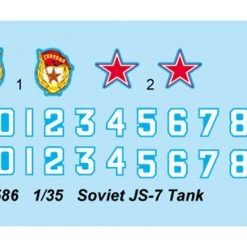 05586 | Trumpeter 1/35 Soviet JS-7 Heavy Tank Scaled Plastic Model Kit -Outlet Crafted Scale Store TRU 05586 54 1200x800 1
