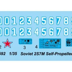 05592 | Trumpeter 1/35 Soviet 2S7m Self-Propelled Gun Scaled Plastic Model Kit -Outlet Crafted Scale Store TRU 05592 53 1200x800 1