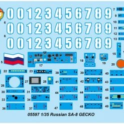 05597 | Trumpeter 1/35 Russian SA-8 GECKO SAM Vehicle Scaled Plastic Model Kit -Outlet Crafted Scale Store TRU 05597 53 1200x800 1