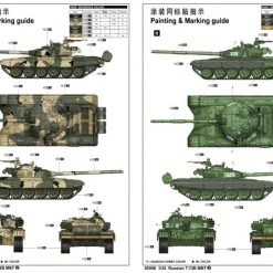 05598 | Trumpeter 1/35 Russian T-72b Main Battle Tank Scaled Plastic Model Kit -Outlet Crafted Scale Store TRU 05598 53 1200x800 1