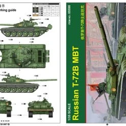 05598 | Trumpeter 1/35 Russian T-72b Main Battle Tank Scaled Plastic Model Kit -Outlet Crafted Scale Store TRU 05598 54 1200x800 1