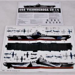 05609 | Trumpeter 1/350 USS Ticonderoga CV-14 Aircraft Carrier Plastic Model Kit -Outlet Crafted Scale Store TRU 05609 52 1200x800 1
