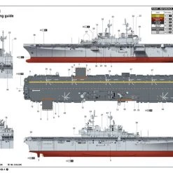 05611 | Trumpeter 1/350 USS Wasp LHD-1 Aircraft Carrier Plastic Model Kit -Outlet Crafted Scale Store TRU 05611 56 1200x800 1