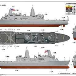 05616 | Trumpeter 1/350 USS New York LPD-21 Amphibious Transport Dock Plastic Model Kit -Outlet Crafted Scale Store TRU 05616 06 1200x800 1